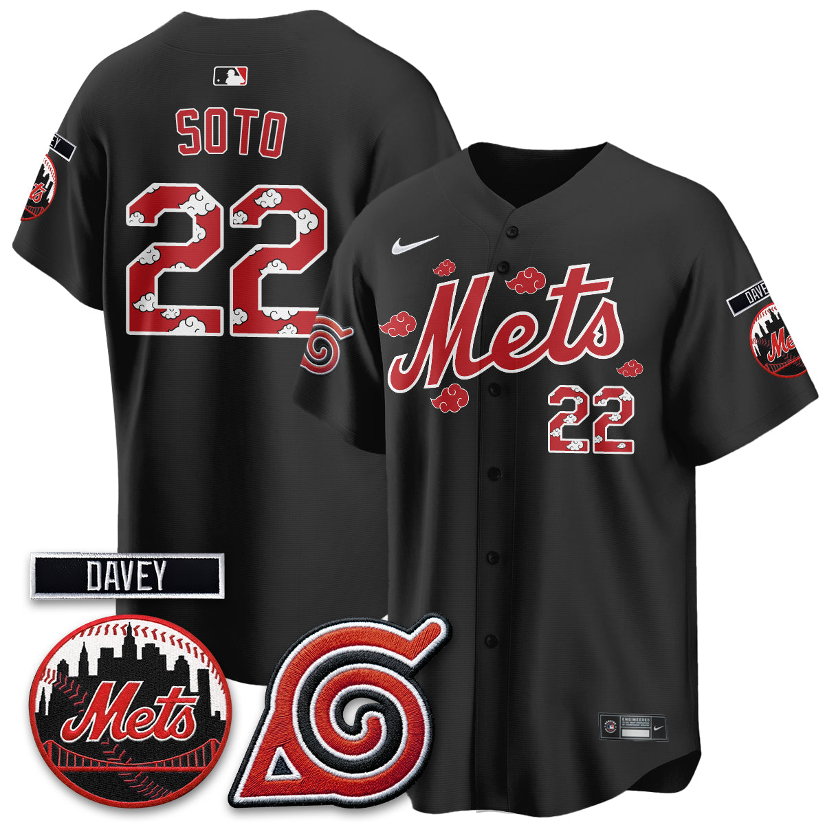 NYM x Naruto Nights 2026 Vapor Limited Jersey - All Stitched