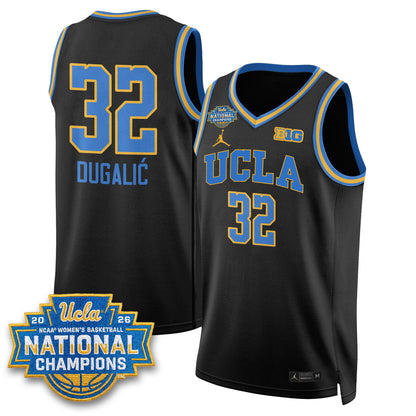 UCLA Women's Basketball National Champion 2026 Gear Limited Jersey -  Stitched-NQD