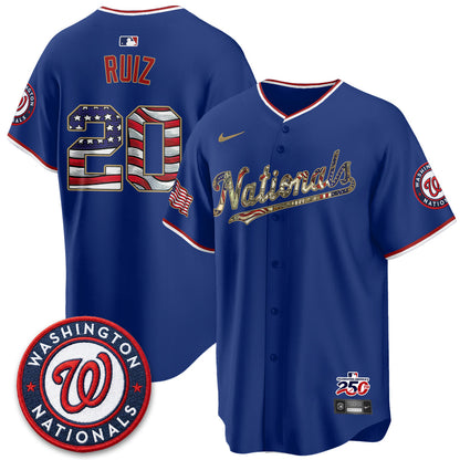 WSH 2026 Independence Day USA Vapor Jersey - Stitched-NQD
