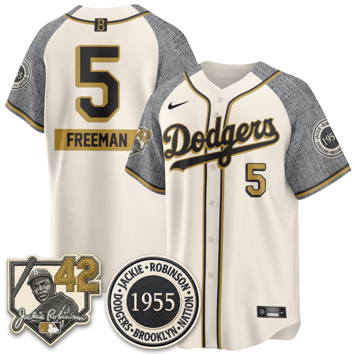LAD 2026 New Era Jackie Robinson Vapor Limited Jersey -  All Stitched-NQD