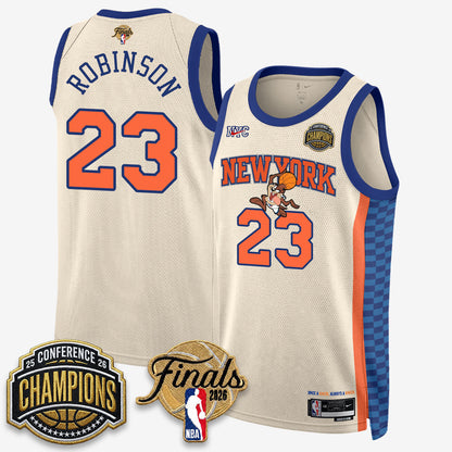 NYK 2026 NBA Eastern Conference Champions x Bunny Vapor Jersey V2- Stitched-NQD