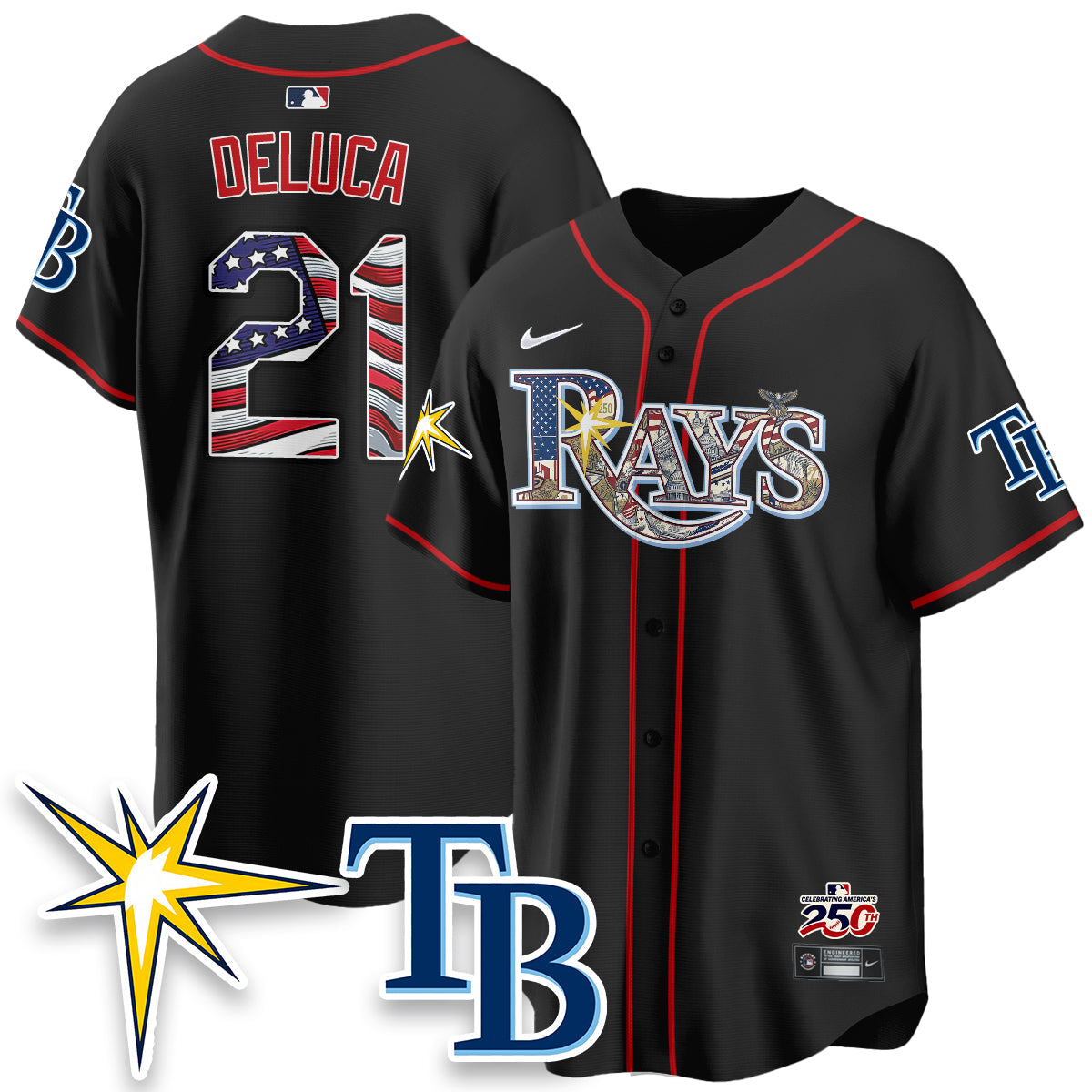 TB Independence Day USA 2026 Vapor Limited Jersey - Stitched-NQD