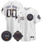 White Pinstripe