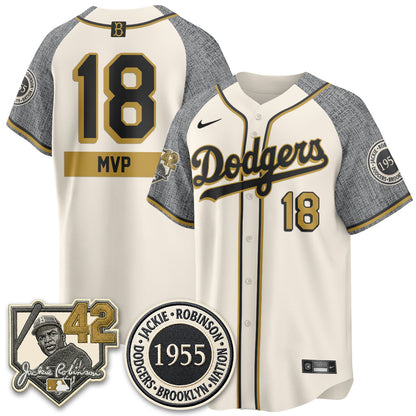 LAD 2026 New Era Jackie Robinson Vapor Limited Jersey -  All Stitched-NQD