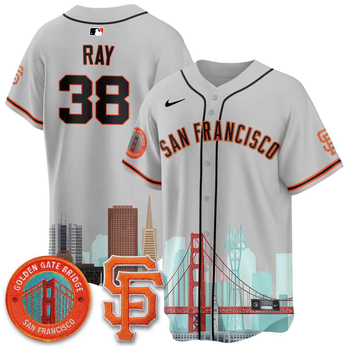 San Francisco Giants SF City Edition Vapor Jersey - Stitched