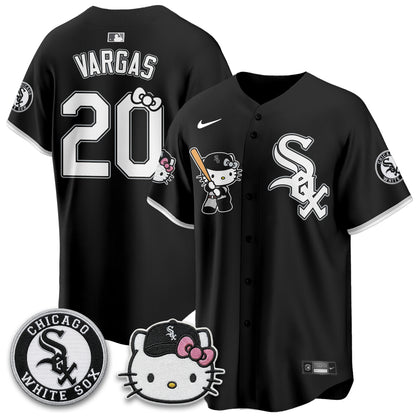 Chicago White Sox x Meow KT Vapor Jersey - Stitched-NQD