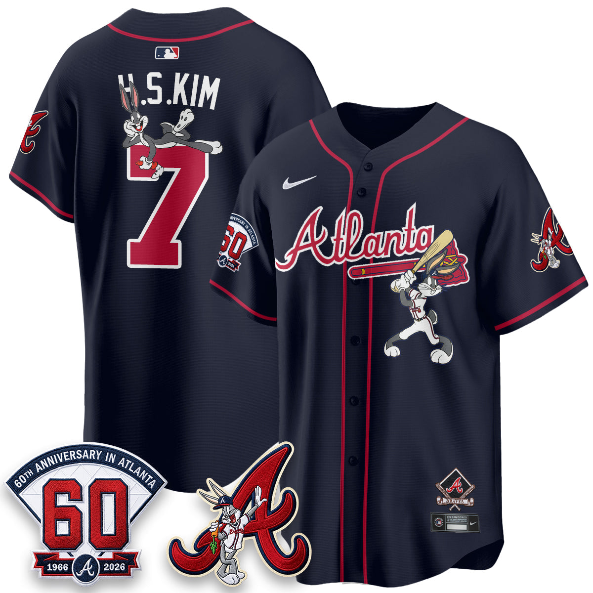 ATL x Bunny Vapor Premier Limited Jersey - Stitched-NQD