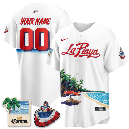 PHI Beach Connect "La Playa" Edition Vapor Custom Jersey- Patch Stitched
