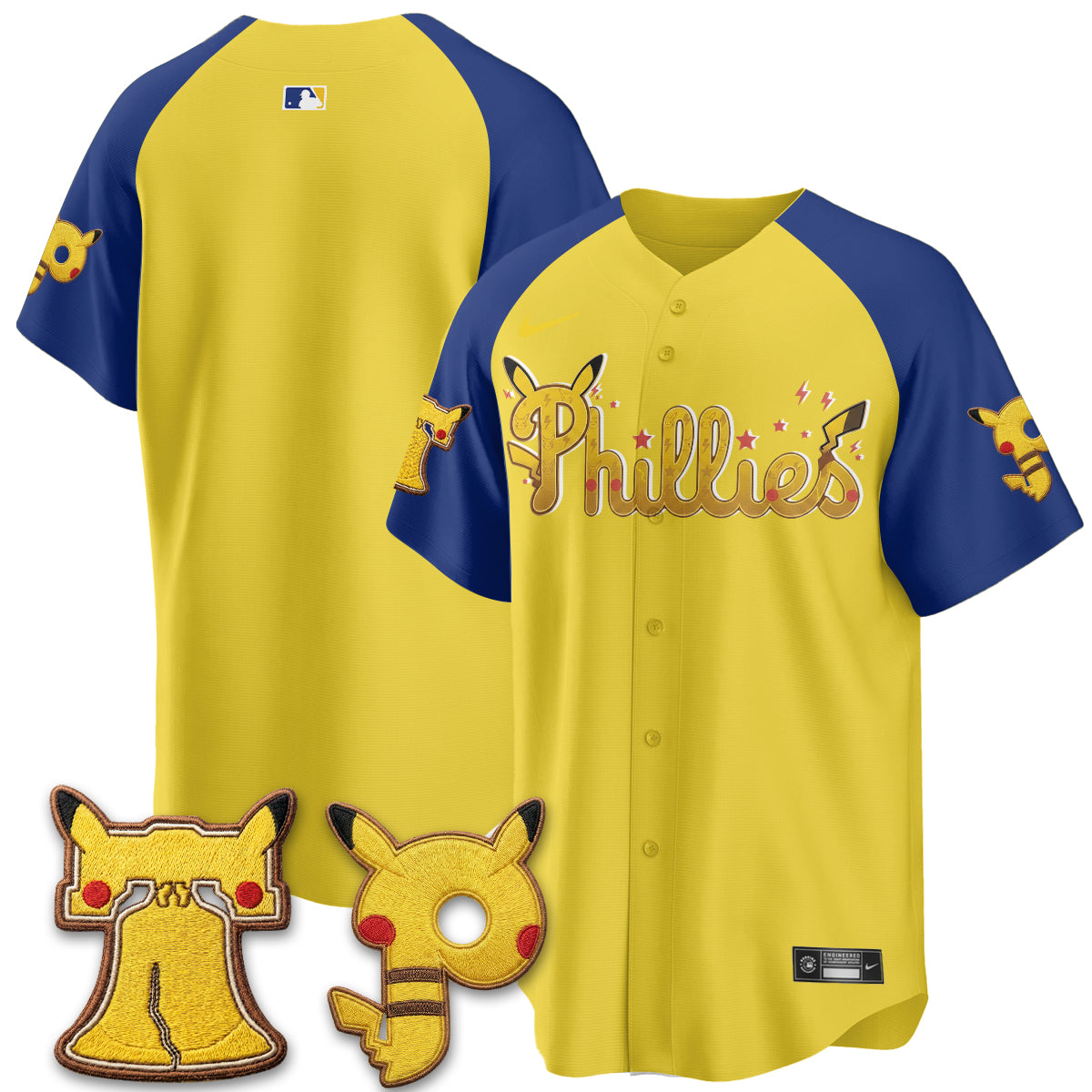 Philadelphia Phillies x PKM Edition Vapor Limited Jersey - Stitched-NQD