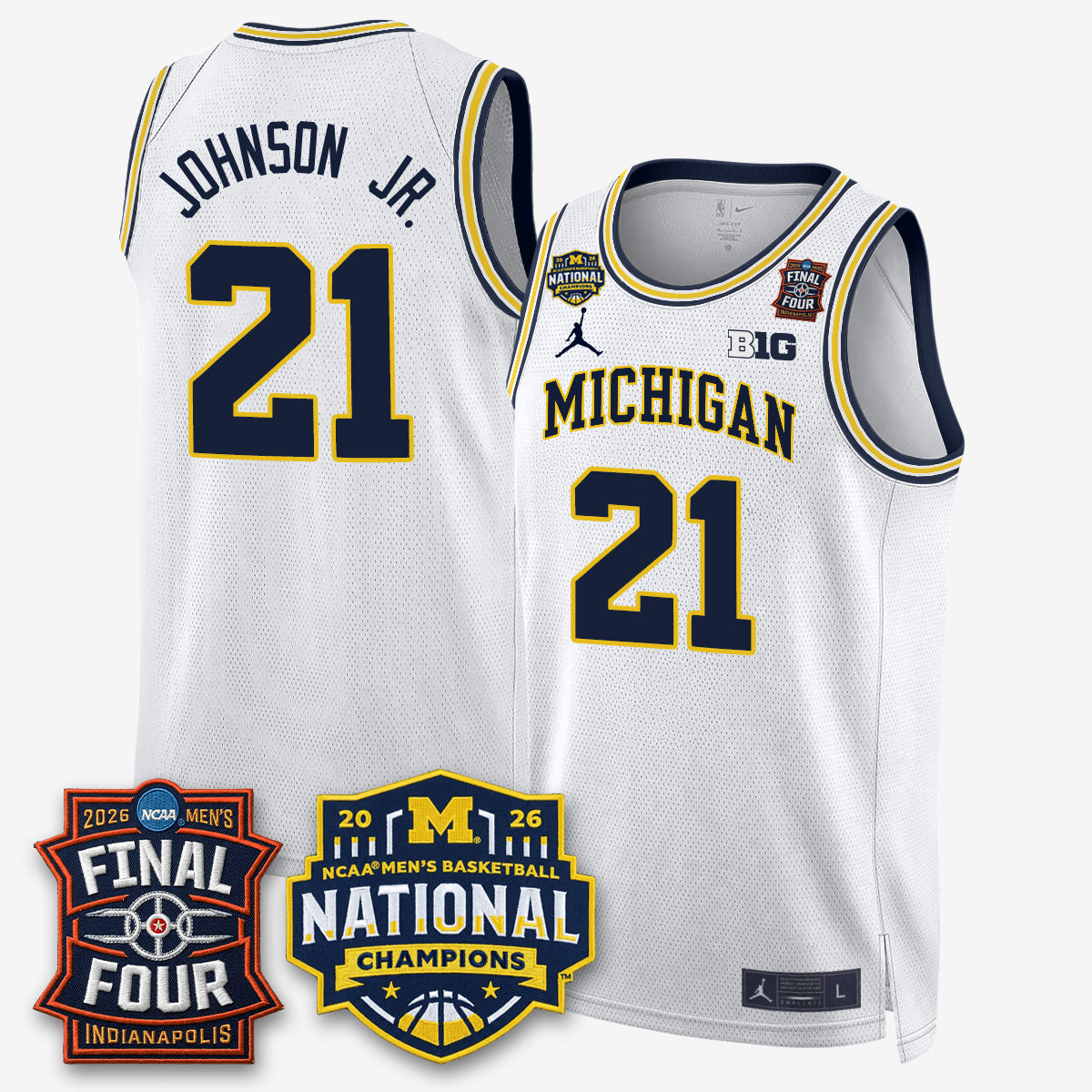 MICH 2026 NCAA Basketball Champions Limited Jersey - Stitched-NQD