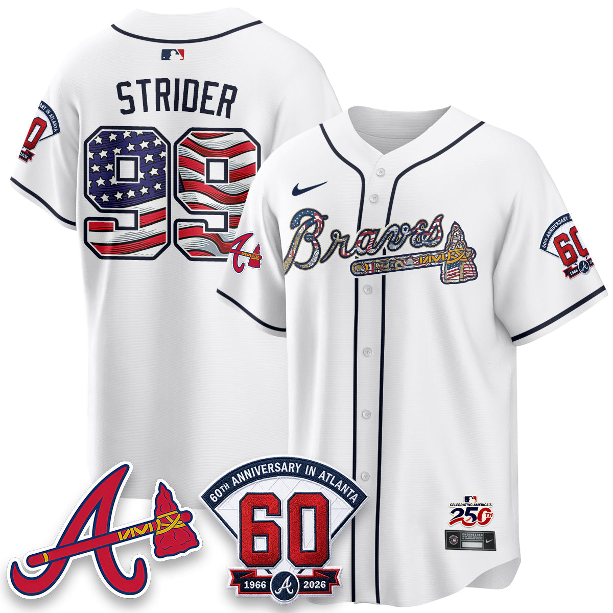ATL 2026 Independence Day USA Vapor Limited Jersey - Stitched-NQD