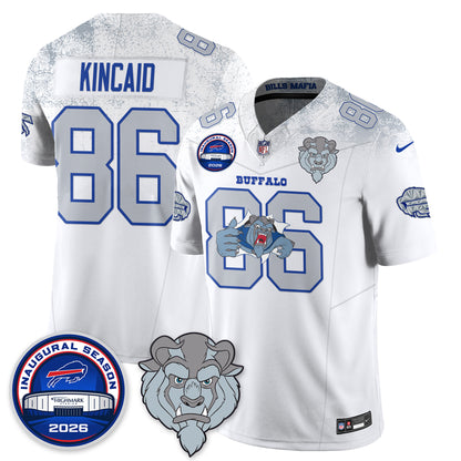 Buffalo Bills x Hairy Blue Beast Edition Vapor Jersey - Stitched
