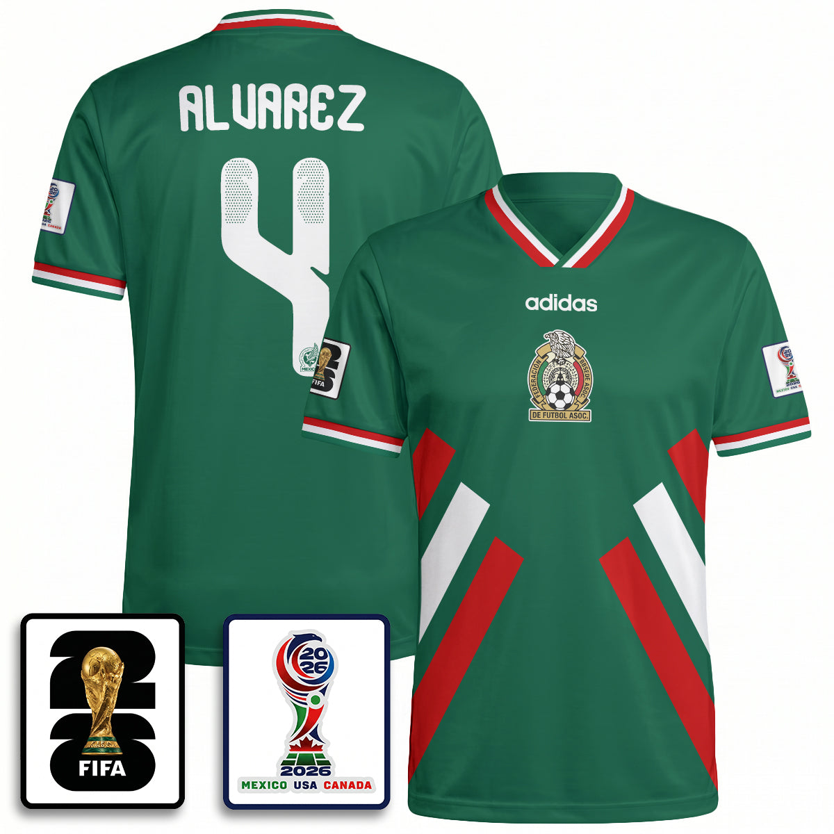 Mexico WC 2026 Fan Gear Version Jersey - Printed
