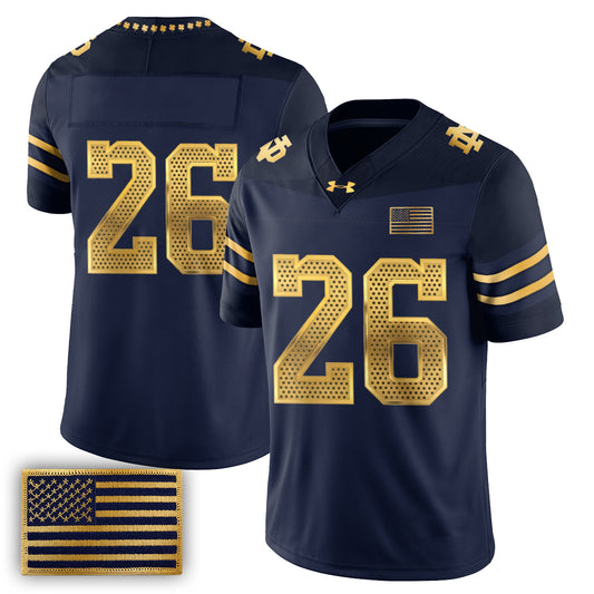 ND 2026 Shamrock Series Football Vapor Jersey - Stitched