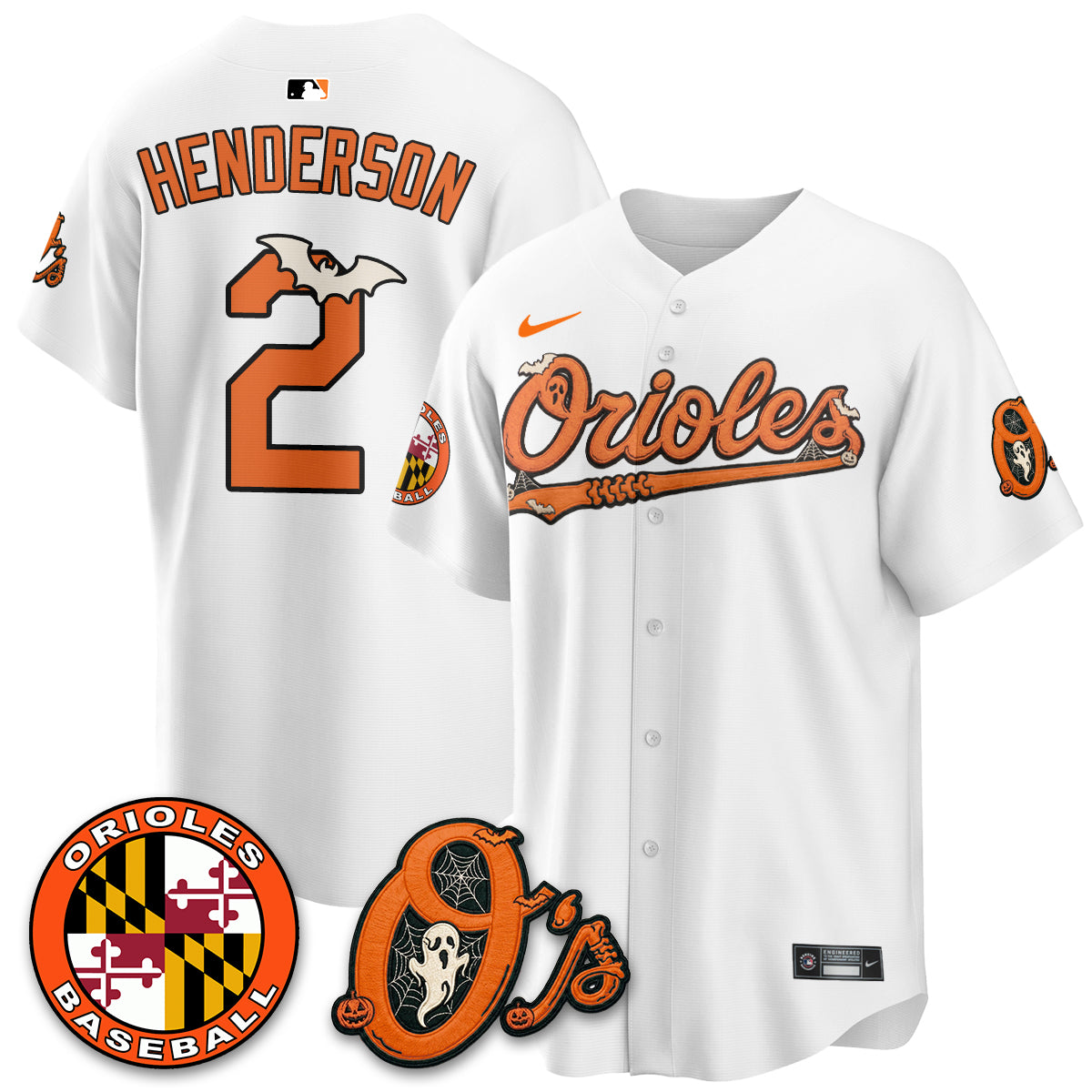 Baltimore Orioles Halloween 2026 Vapor Limited Jersey - Stitched