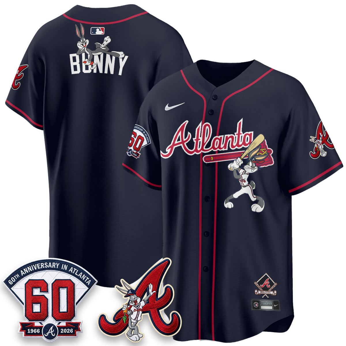 ATL x Bunny Vapor Premier Limited Jersey - Stitched-NQD