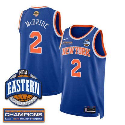 NYK 2026 NBA Eastern Conference Champions Vapor Jersey - Stitched-NQD