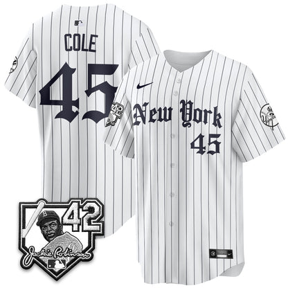 NYY 2026 Jackie Robinson Day Gothic Vapor Limited Jersey - Stitched-NQD