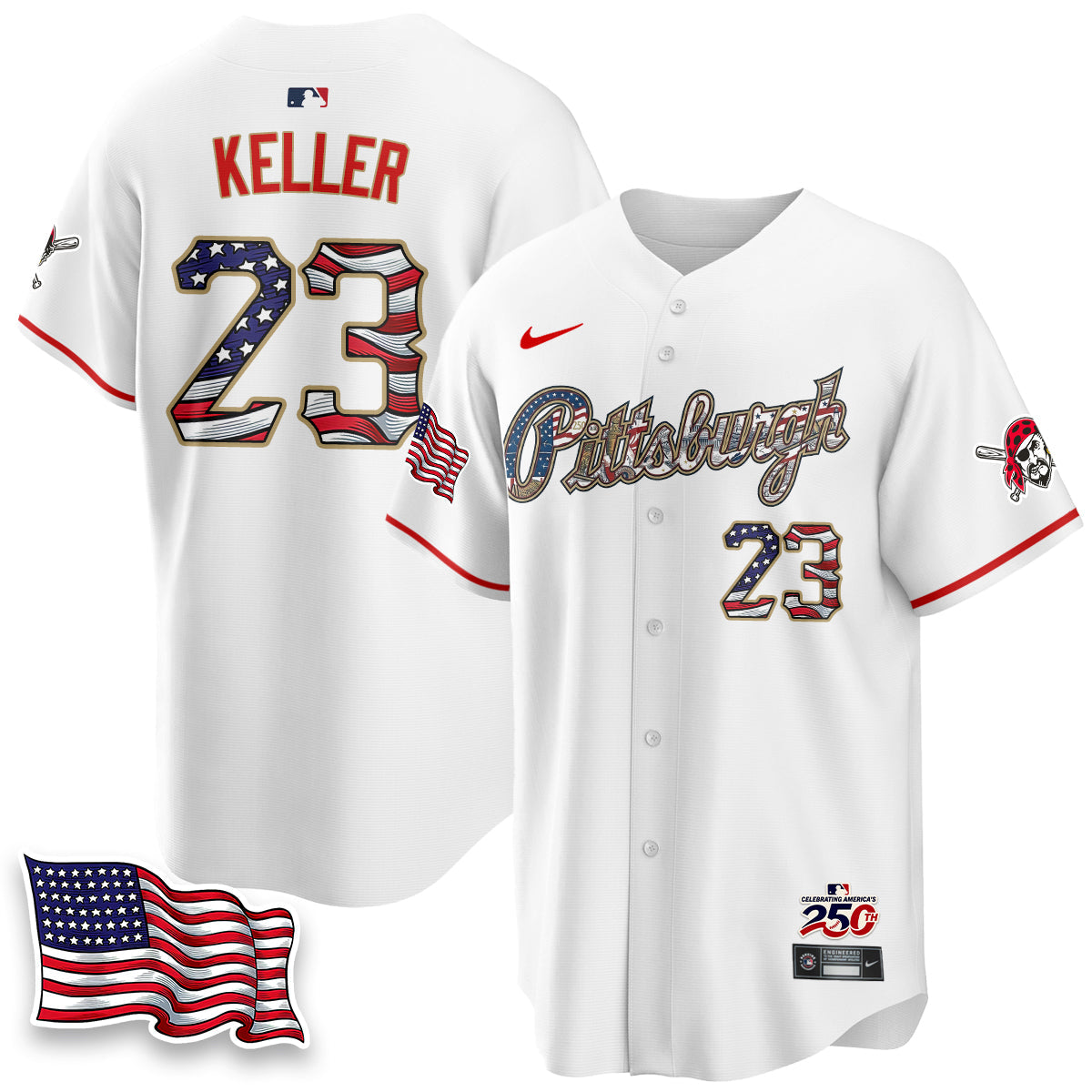 PIT 2026 Independence Day USA Vapor Limited Jersey - Stitched-NQD