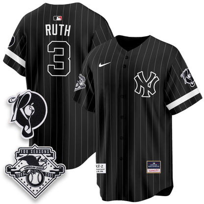 NYY x Jay Z Edition Vapor Jersey - Stitched-NQD