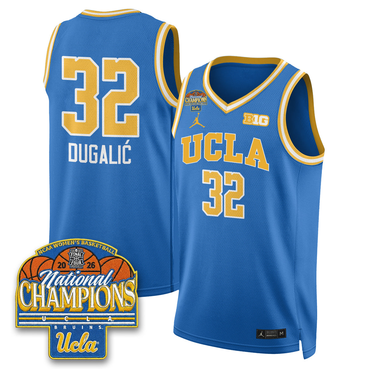 UCLA Women's Basketball National Champion 2026 Limited Jersey -  Stitched-NQD