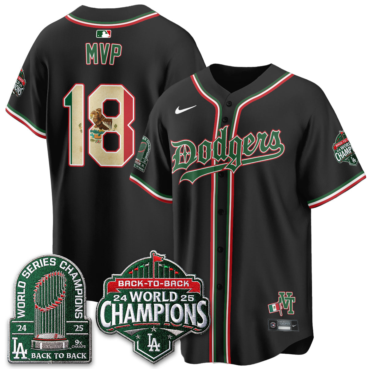LAD x Mexico Style Vapor Jersey - Stitched-NQD