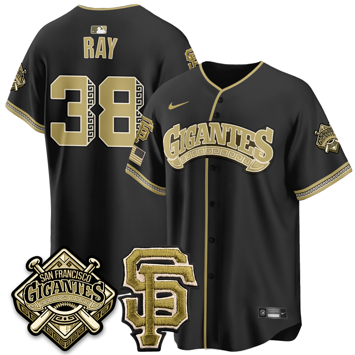 SF New Era Olive 2026 Armed Forces Day Jersey - All Stitched