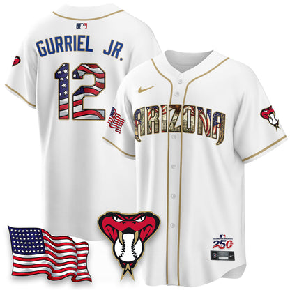 ARI 2026 Independence Day USA Vapor Limited Jersey - Stitched-NQD