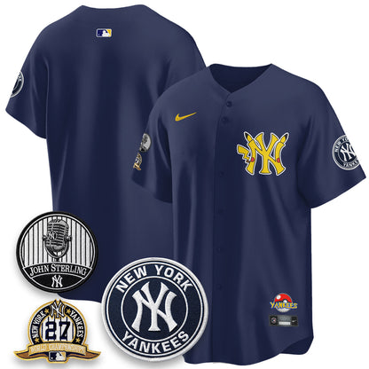 NYY x PKM Cartoon Limited Jersey -  Stitched-NQD