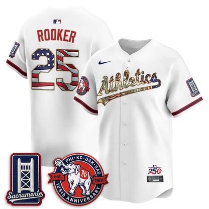 OAK  2026 Independence Day USA Vapor Jersey - Stitched-NQD
