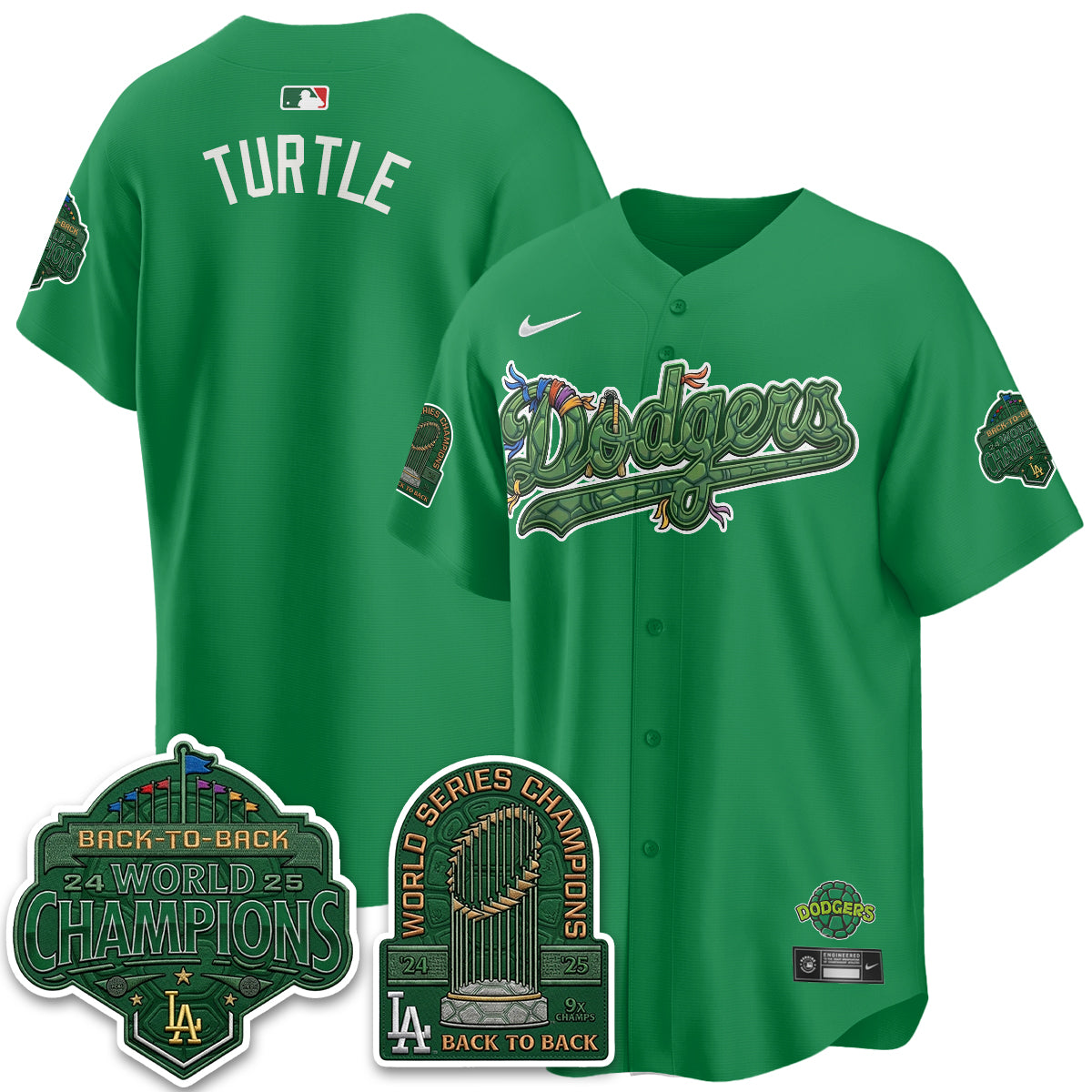 LAD x TMNT 2026 Vapor Jersey - Stitched-NQD