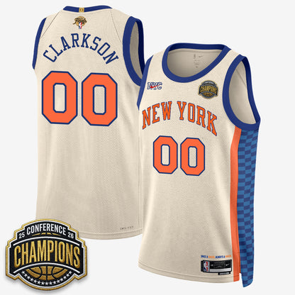 New York Knicks 2026 NBA Finals City Edition Jersey V3- Stitched