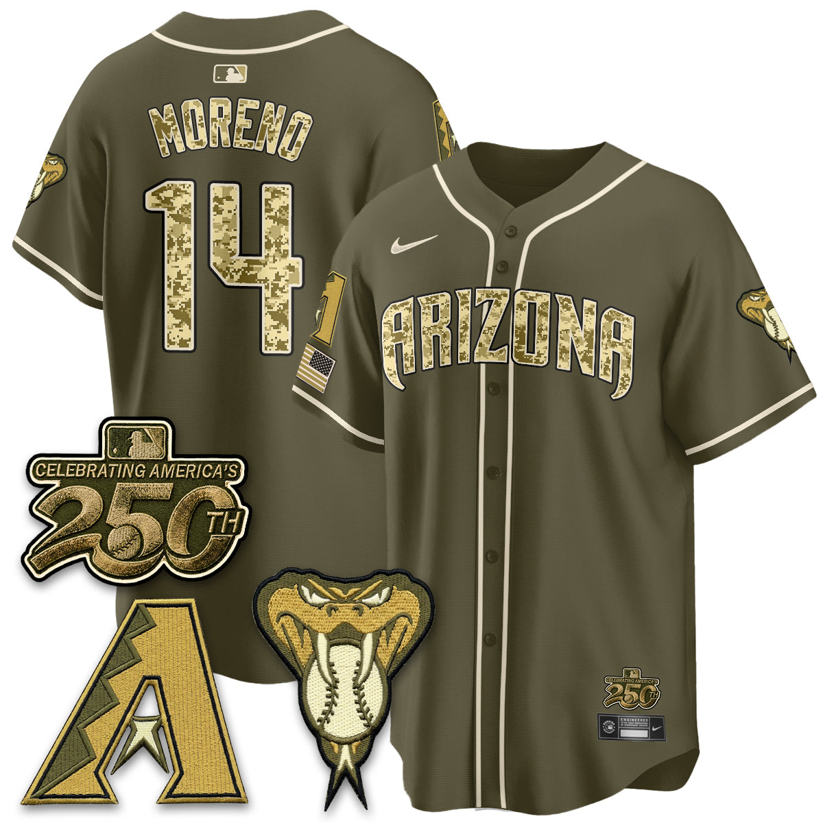 ARI Salute to Service 2026 Vapor Premier Limited Jersey - Stitched-NQD
