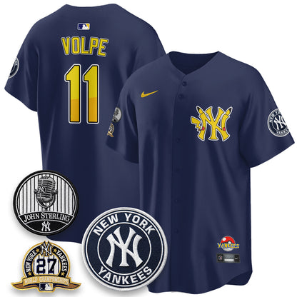 NYY x PKM Cartoon Limited Jersey -  Stitched-NQD