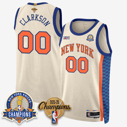 New York Knicks 2026 Basketball Champions Special Edition Vapor Jersey V2- Stitched