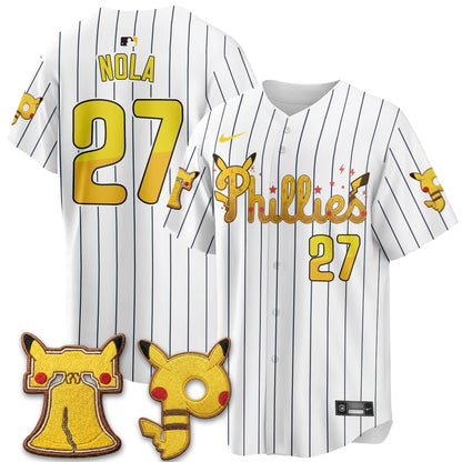 Philadelphia Phillies x PKM Edition Vapor Limited Jersey - Stitched-NQD