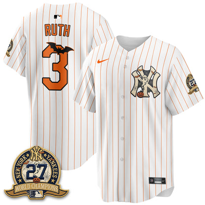 NYY Halloween 2026 Vapor Limited Jersey - Stitched