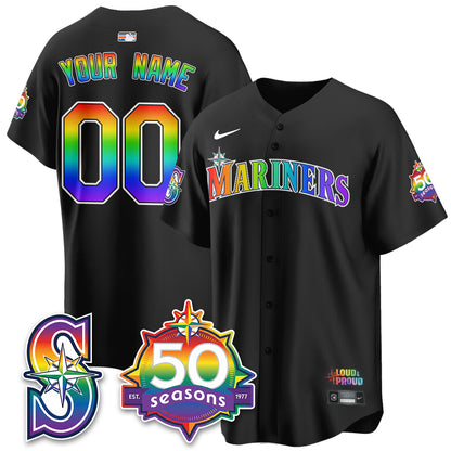 SEA Happy Pride Month Vapor Custom Jersey - Stitched