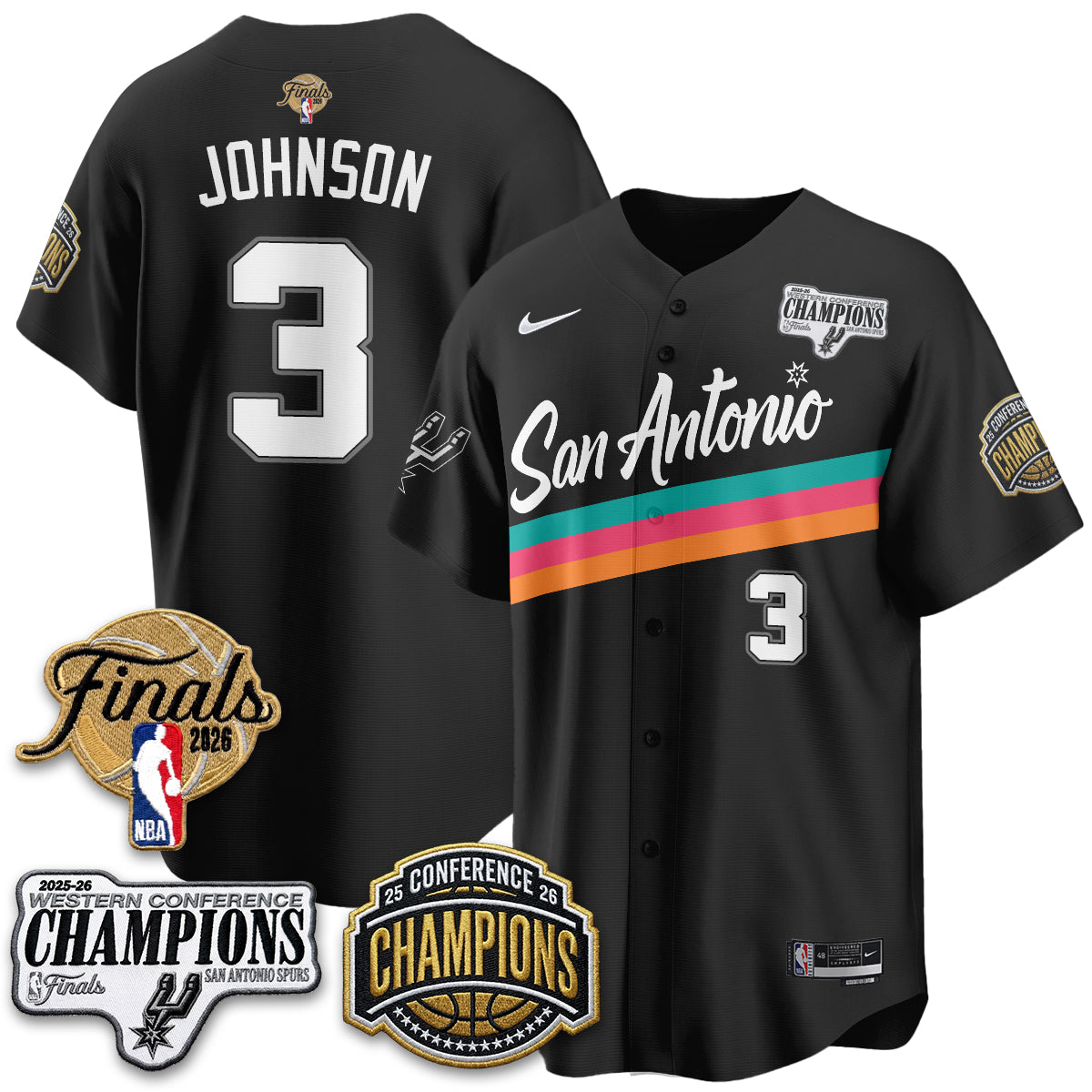 SAS 2026 Basketball Finals Vapor Jersey - Stitched-NQD