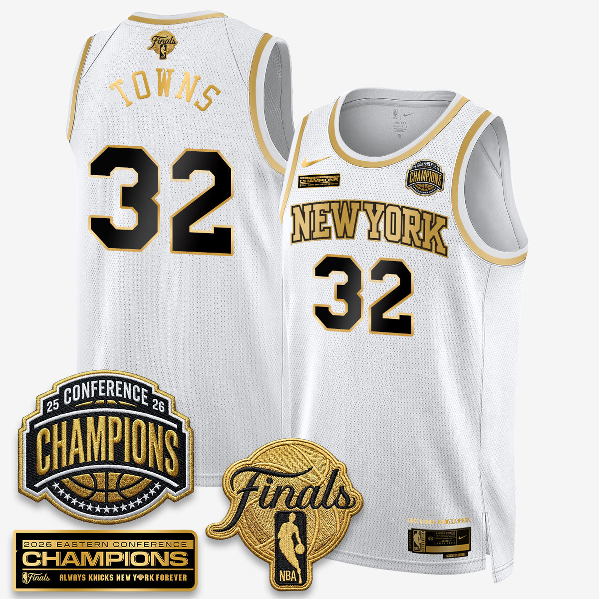 NYK 2026 NBA Eastern Conference Champions Vapor Special Edition Jersey - Stitched-NQD