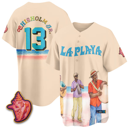 New York Yankees Beach Connect "La Playa" Edition Vapor Jersey- Patch Stitched