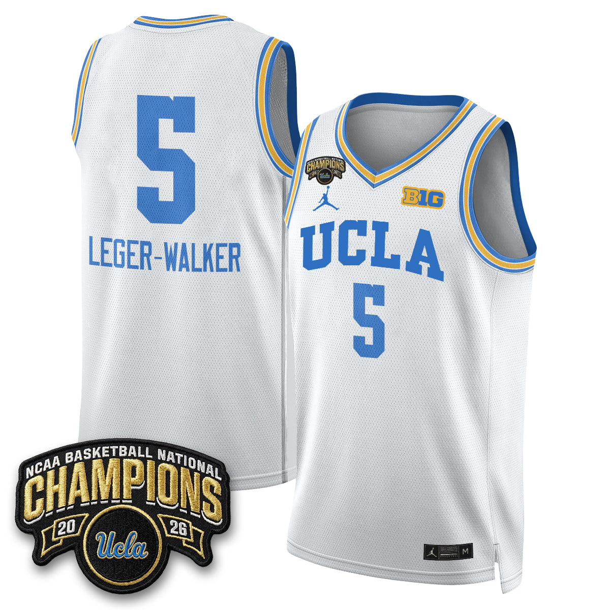 UCLA Women's Basketball Champion 2026 Limited Jersey -  Stitched-NQD