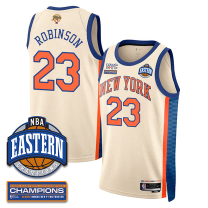 NYK 2026 NBA Eastern Conference Champions Vapor Jersey - Stitched-NQD