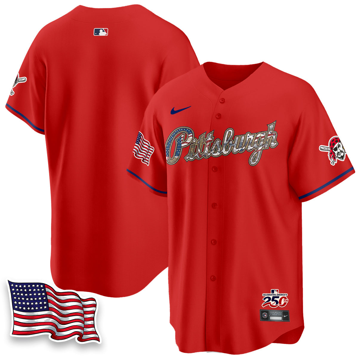 PIT 2026 Independence Day USA Vapor Limited Jersey - Stitched-NQD