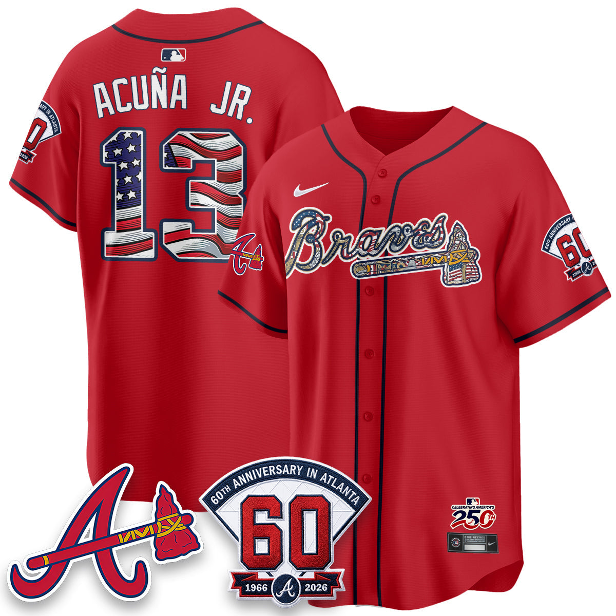 ATL 2026 Independence Day USA Vapor Limited Jersey - Stitched-NQD