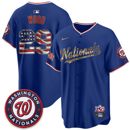 WSH 2026 Independence Day USA Vapor Jersey - Stitched-NQD