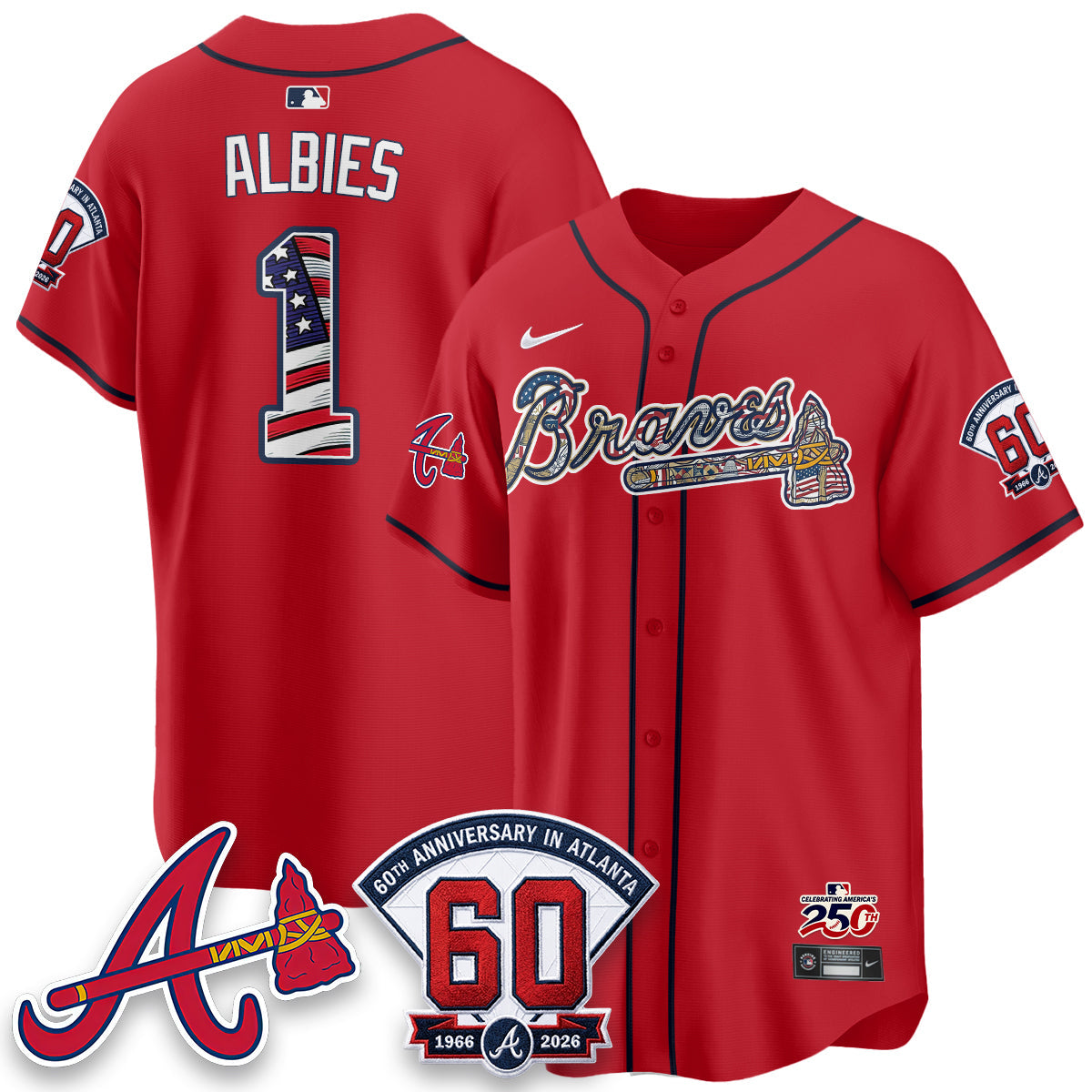 ATL 2026 Independence Day USA Vapor Limited Jersey - Stitched-NQD