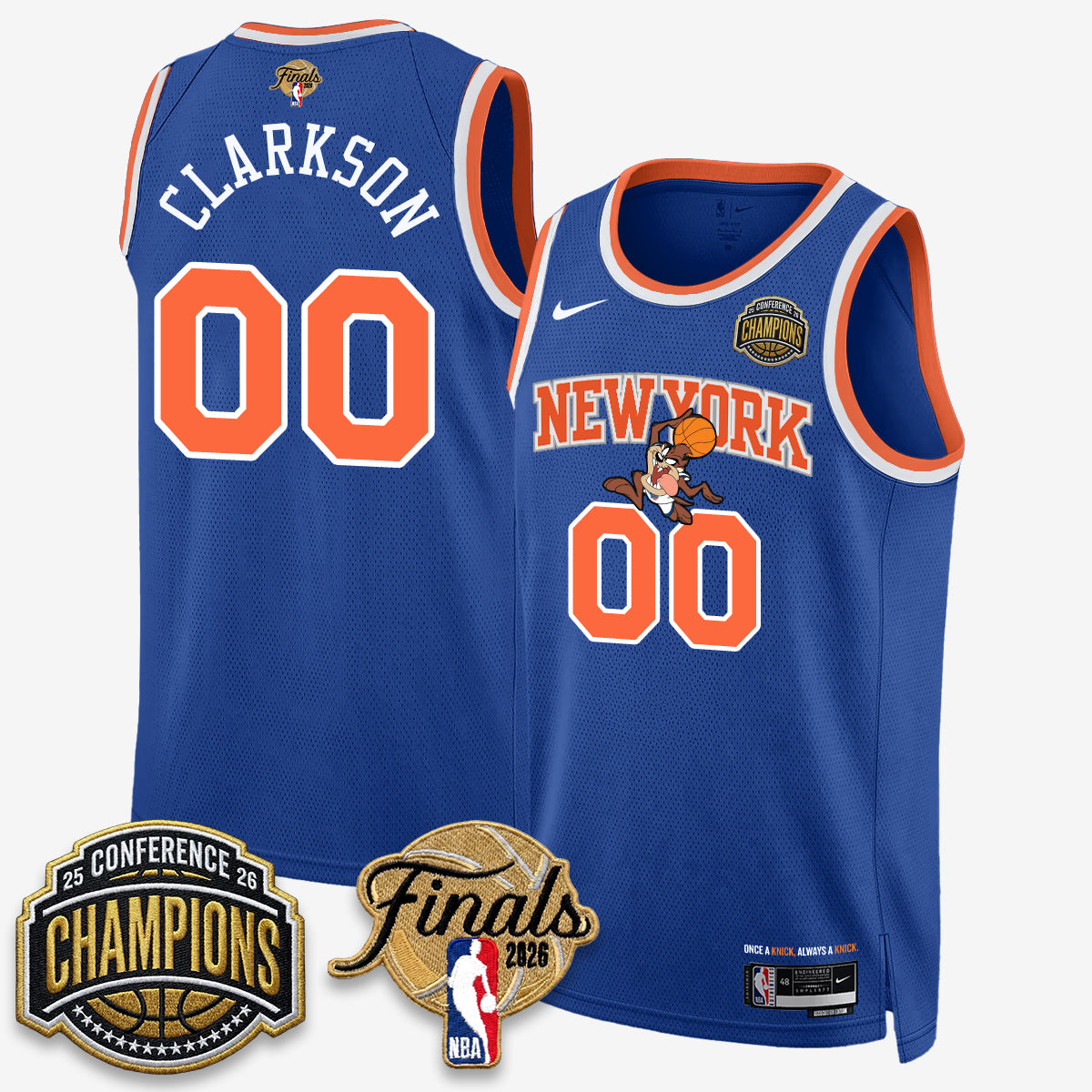 NYK 2026 NBA Eastern Conference Champions x Bunny Vapor Jersey V2- Stitched-NQD