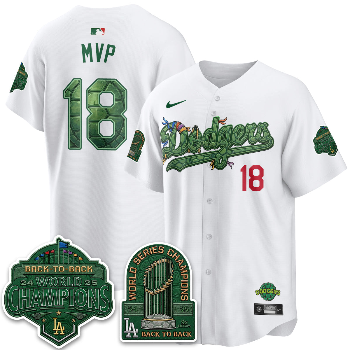 LAD x TMNT 2026 Vapor Jersey - Stitched-NQD