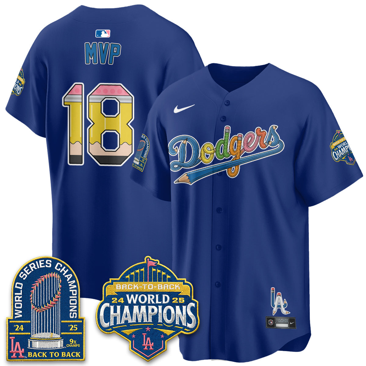 LAD x Back to School Style Vapor Jersey - Stitched-NQD